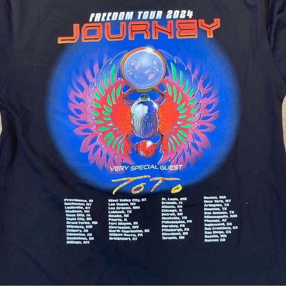 Journey 50th Anniversary Tour T-Shirt July 2023 Men's Small - Picture 5 of 5